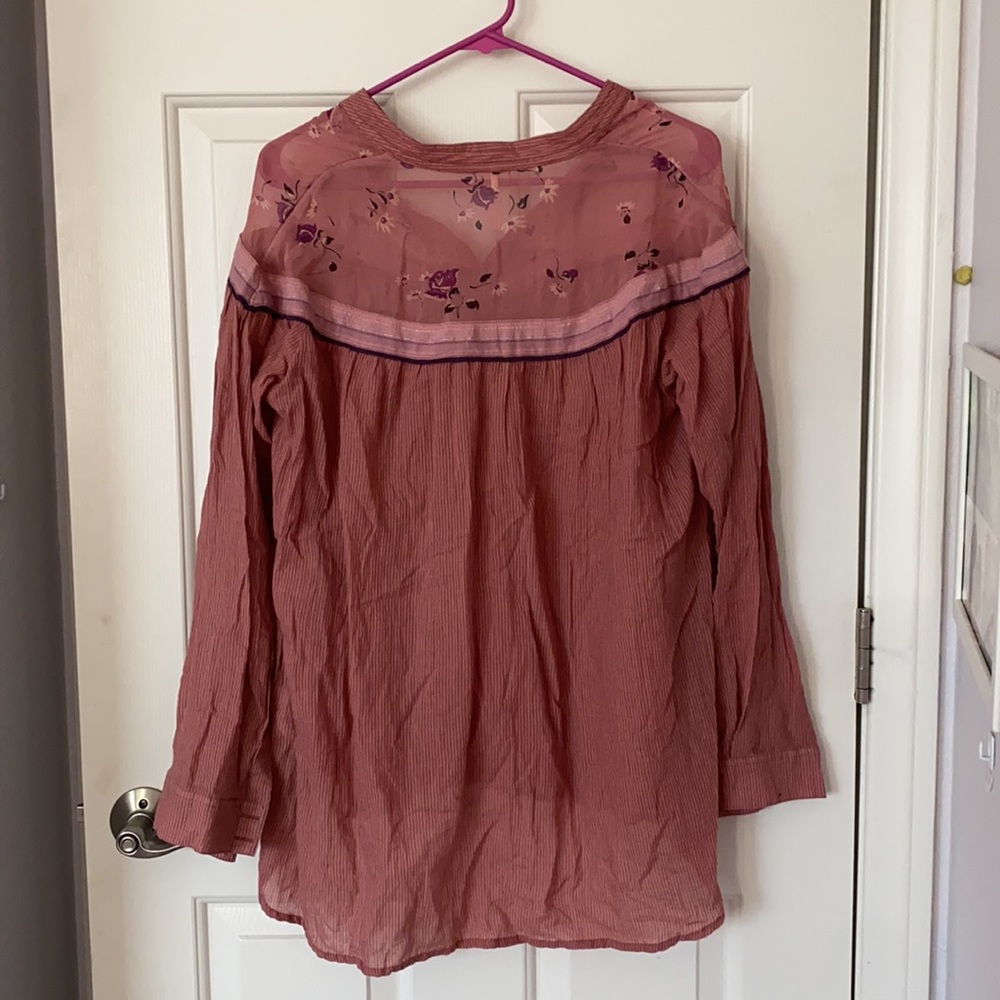 Free People Floral Blouse - Picture 3 of 3
